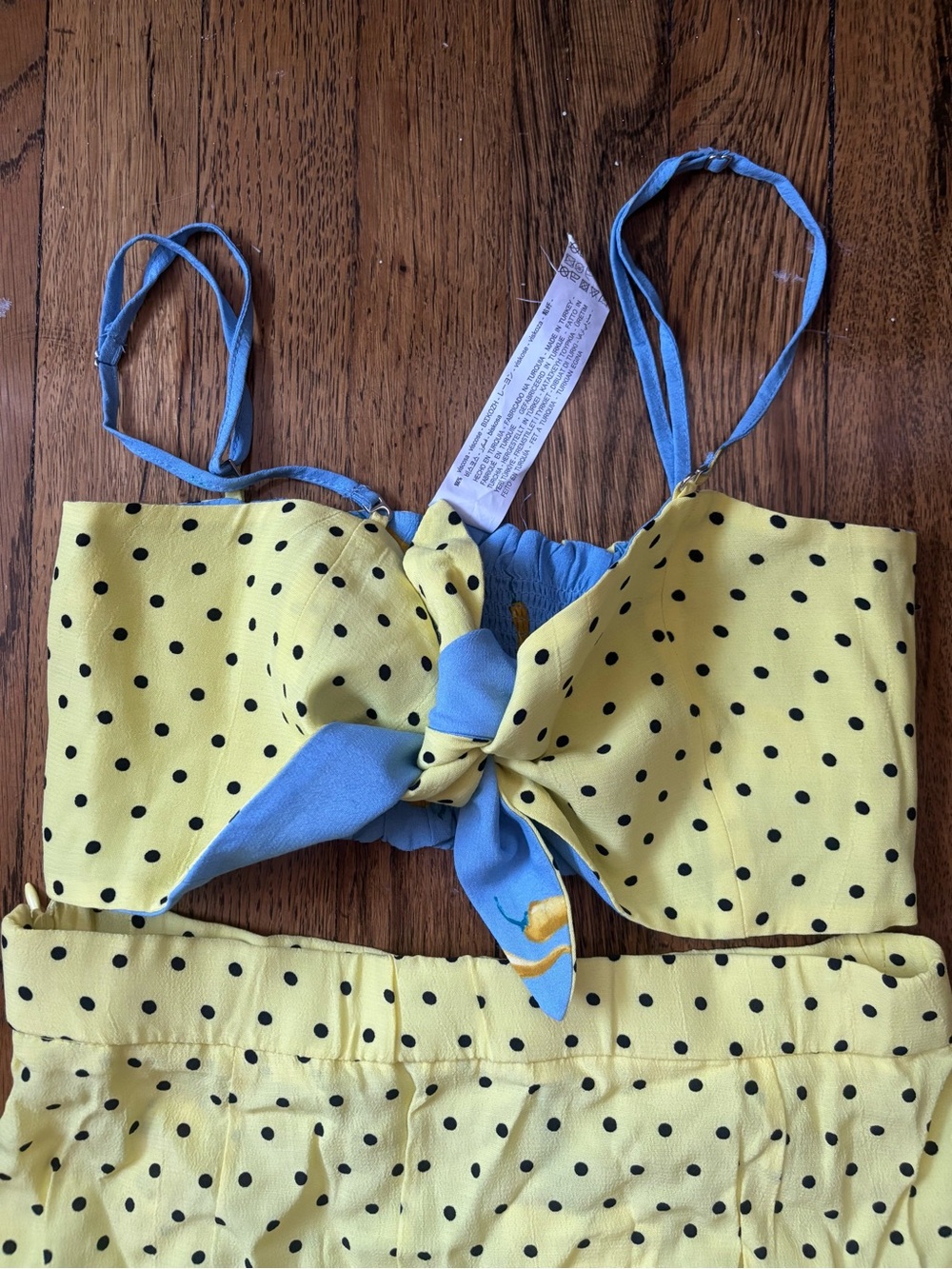 Zara Summery Crop Top & Skirt Set NWT - Picture 5 of 6